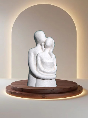 Pareja abrazados